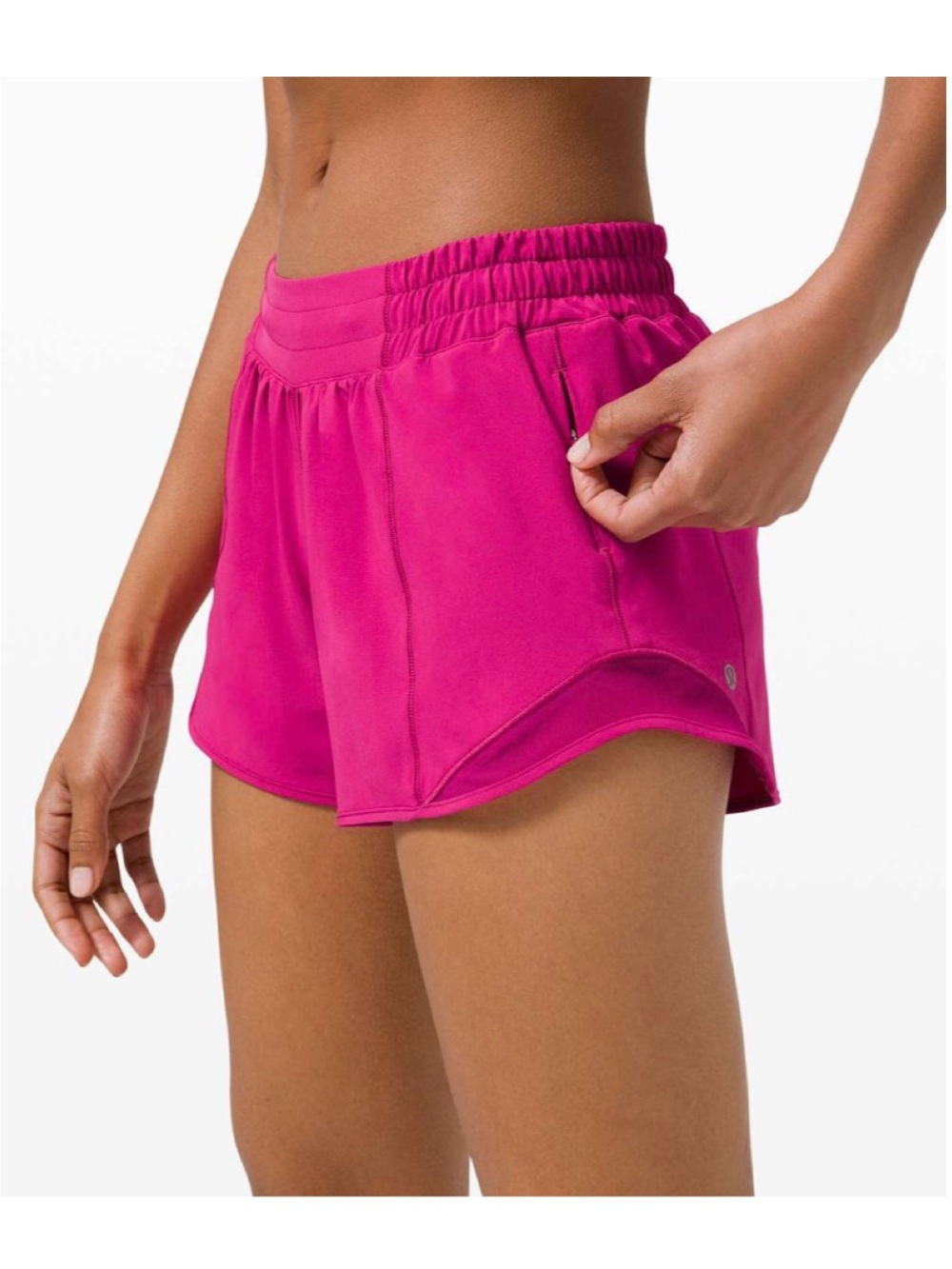 Lululemon Hotty Hot Short II "Long 4" in 
Ripened Raspberry Size 6 - Picture 2 of 16